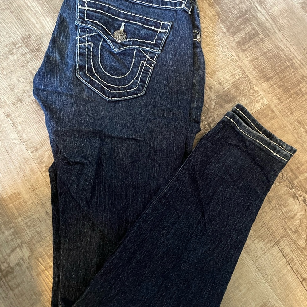 True Religion Dark Blue Skinny Jeans